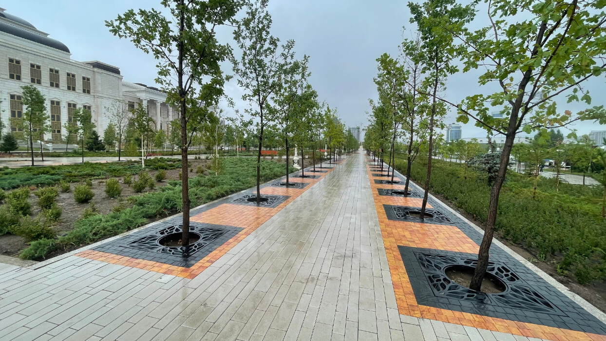 Приствольная решетка для дерева ZKING CRUST 1.2х1.2м Черная в Донецке фото