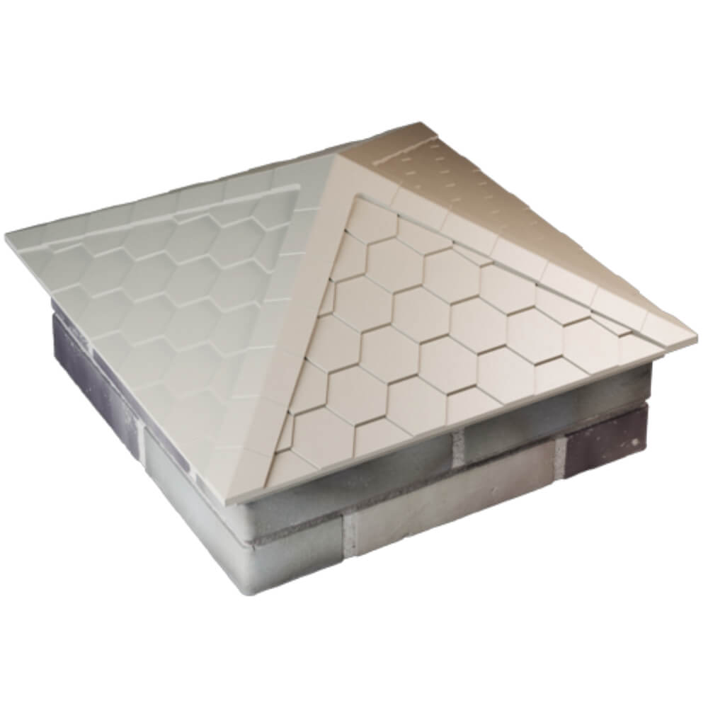 Колпак Zking Эверест Бежевый на столб 2х2 кирпича (535х535мм) Донецк фото