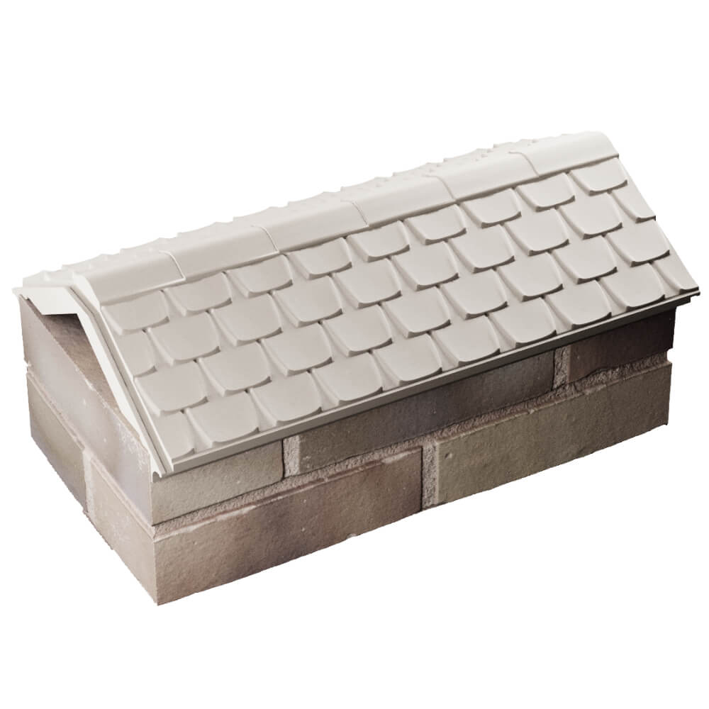 Парапет Zking Эльбрус Бежевый с посадкой на 1 кирпич (255мм) в Донецке фото