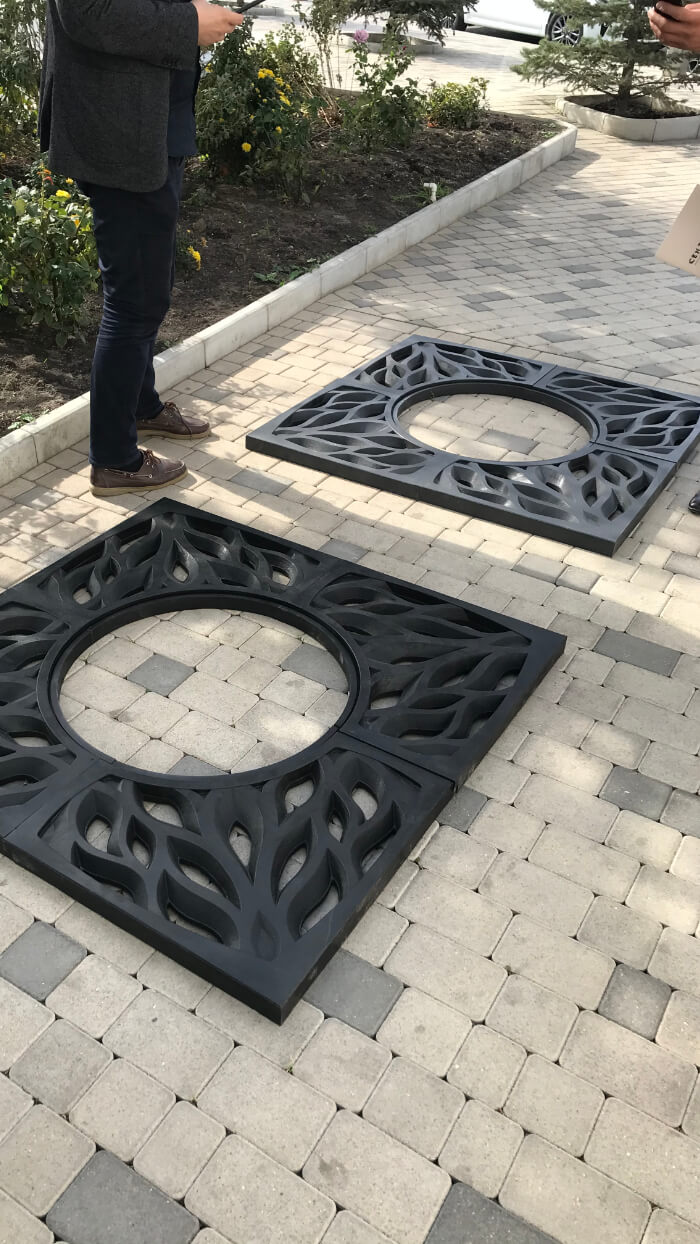 Приствольная решетка для дерева ZKING CRUST 1.2х1.2м Черная в Донецке фото