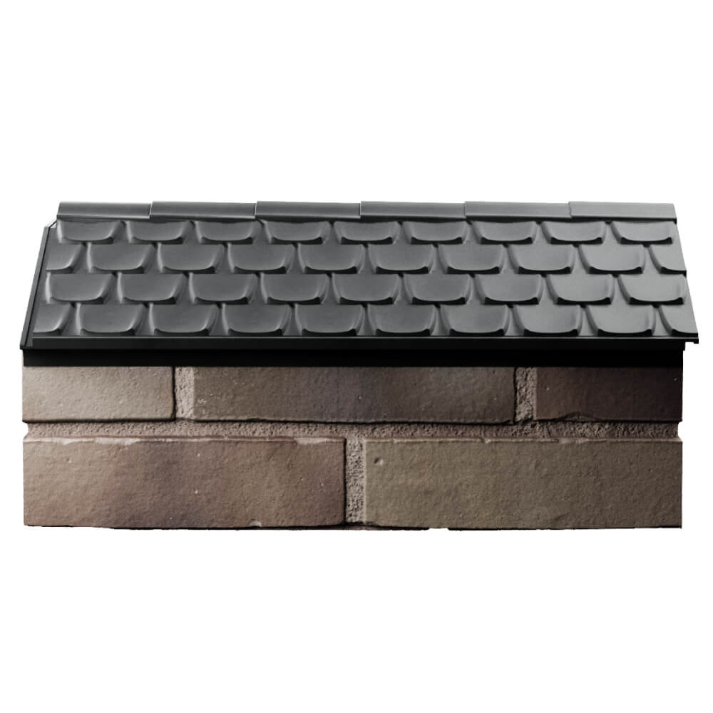 Парапет Zking Эльбрус Серый с посадкой на 1 кирпич (255мм) в Донецке фото