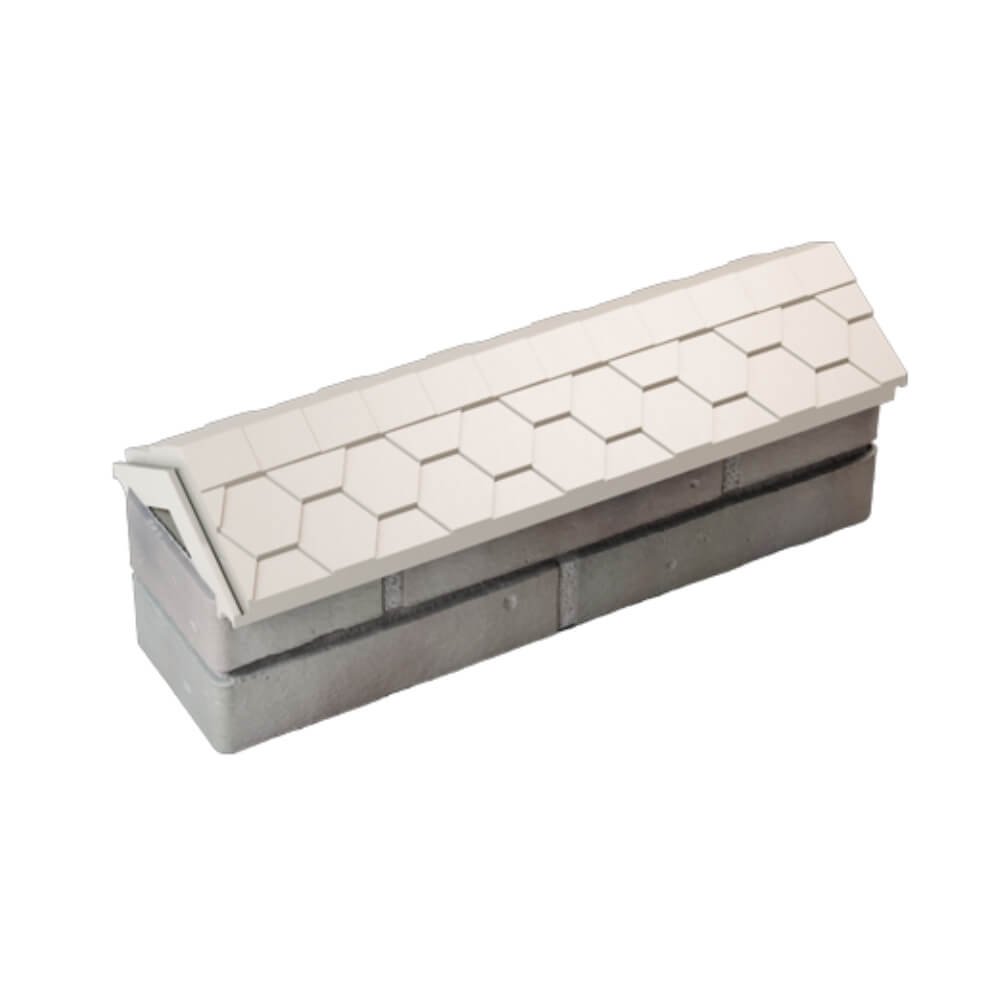 Парапет Zking Эверест Бежевый с посадкой на 0.5 кирпича (130мм) в Донецке фото