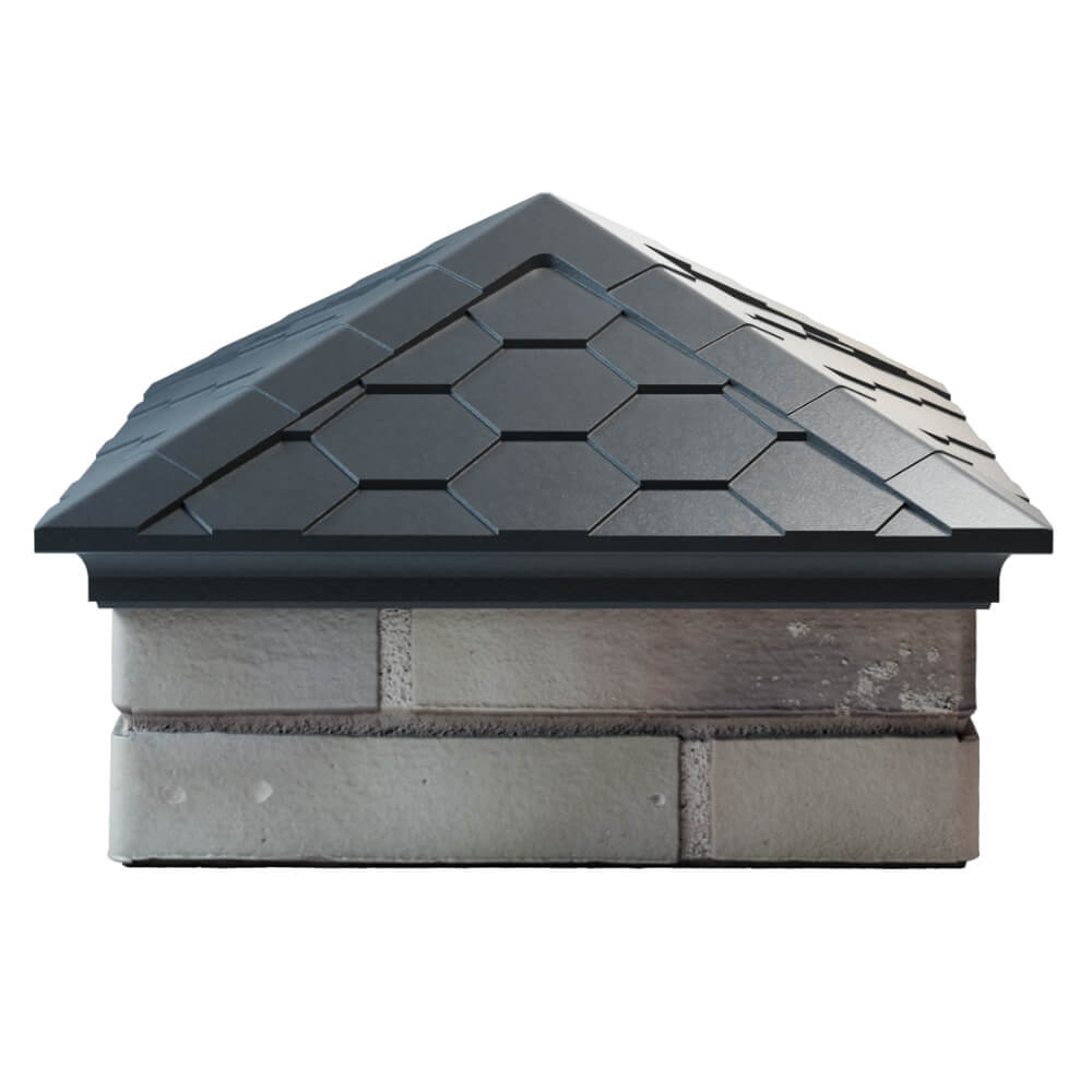 Колпак Zking Эверест Серый на столб 1.5х1.5 кирпича (390х390мм) Донецк фото