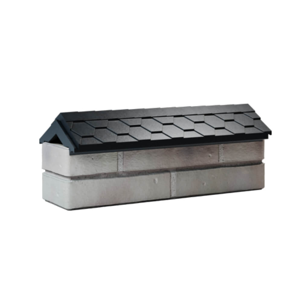 Парапет Zking Эверест Черный с посадкой на 0.5 кирпича (130мм) Донецк фото