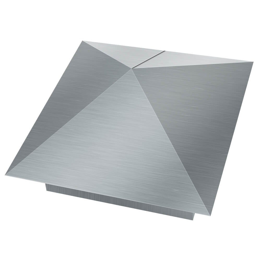 Колпак металлический 380х380мм оцинкованный заборный Донецк фото