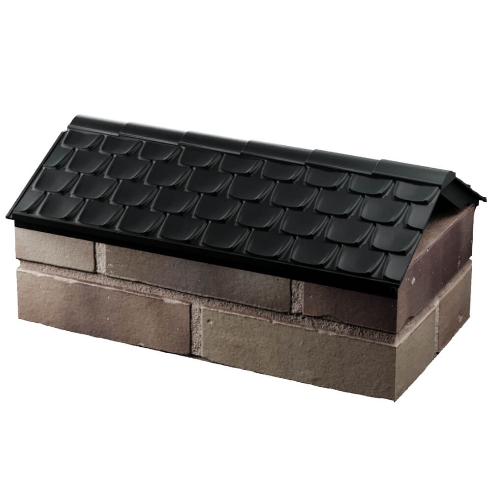 Парапет Zking Эльбрус Черный с посадкой на 1 кирпич (255мм) в Донецке фото