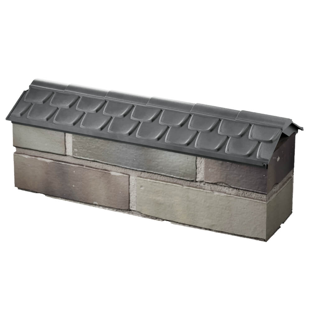 Парапет Zking Эльбрус Серый с посадкой на 0.5 кирпича (130мм) в Донецке фото