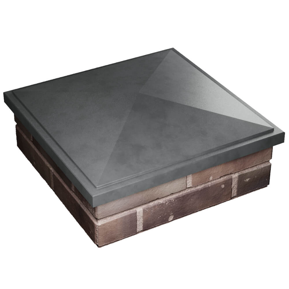 Колпак Zking БонаМоно Серый на столб 2х2 кирпича (515х515, 530х530мм) в Донецке фото