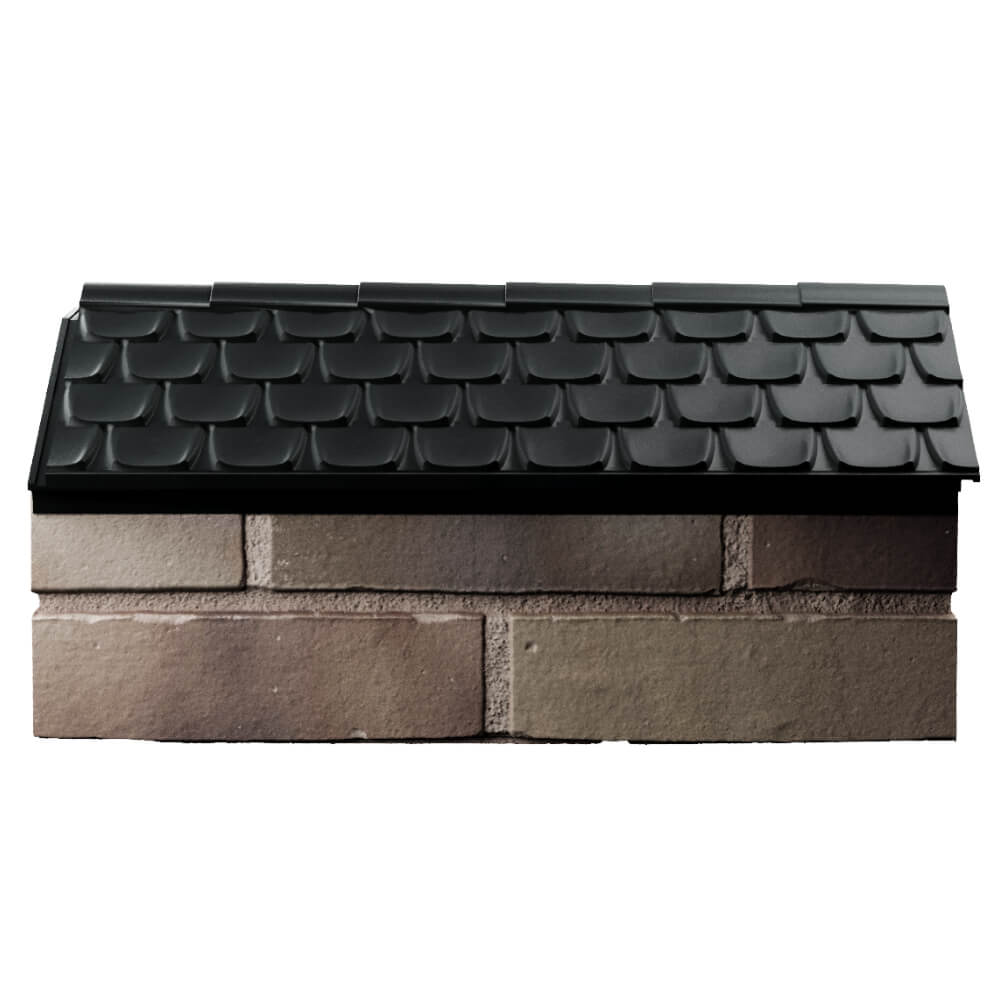 Парапет Zking Эльбрус Черный с посадкой на 1 кирпич (255мм) в Донецке фото