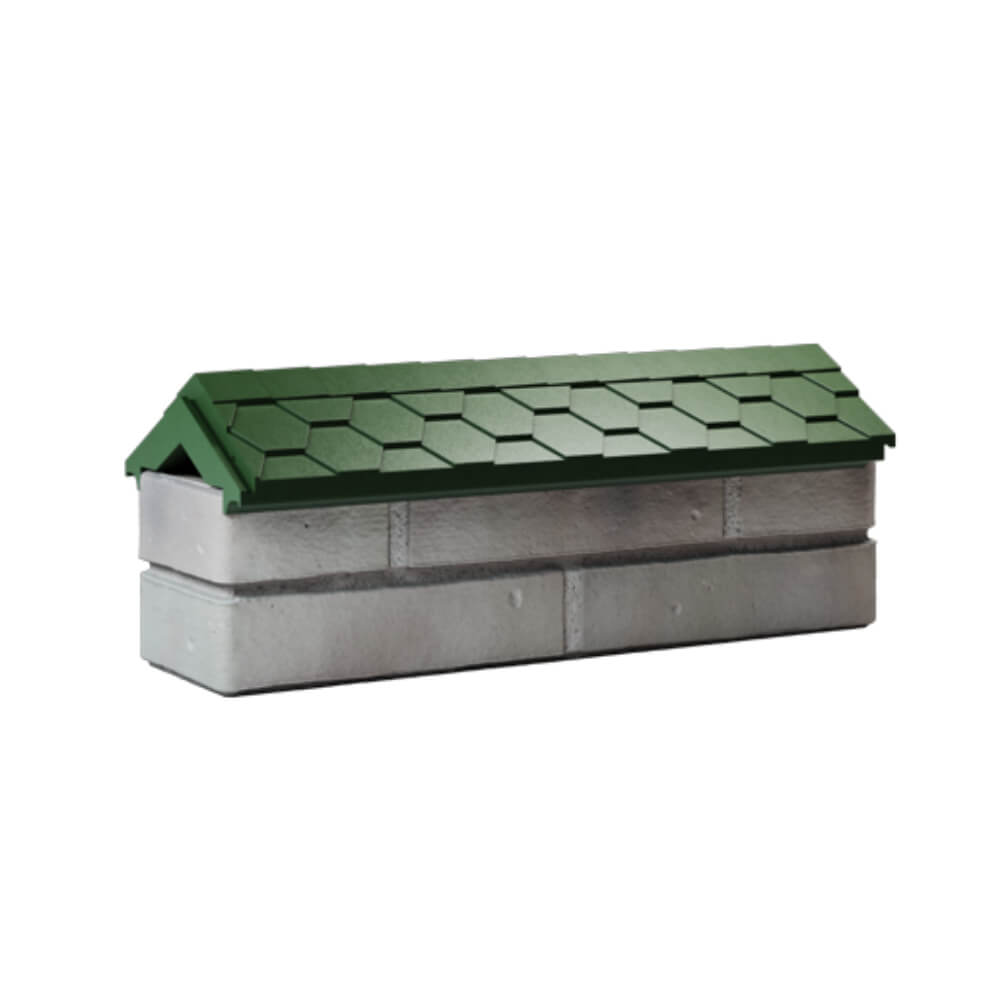 Парапет Zking Эверест Зеленый с посадкой на 0.5 кирпича (130мм) Донецк фото