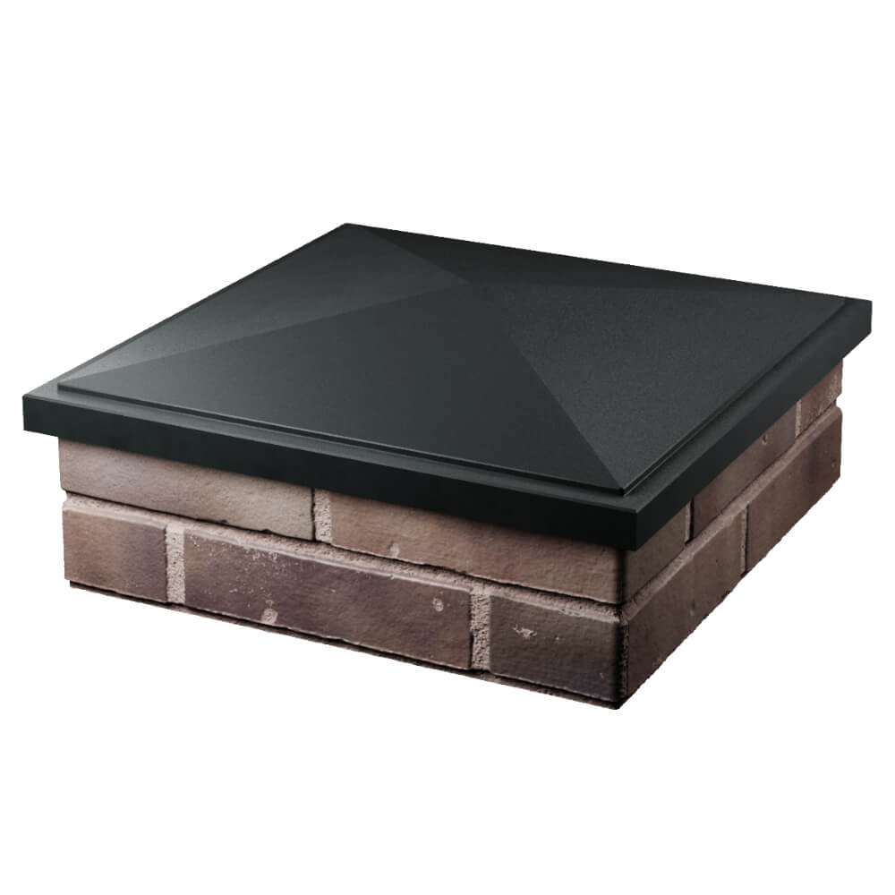 Колпак Zking БонаМоно Черный на столб 2х2 кирпича (515х515, 530х530мм) в Донецке фото