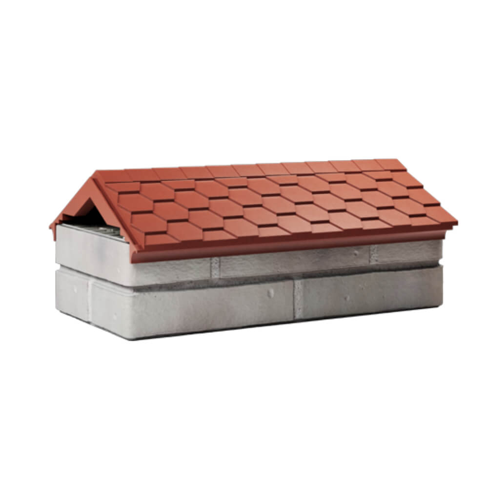 Парапет Zking Эверест Красный с посадкой на 1 кирпич (200/225/255мм) Донецк фото