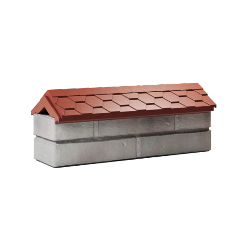 Парапет Zking Эверест Красный с посадкой на 0.5 кирпича (130мм) Донецк фото