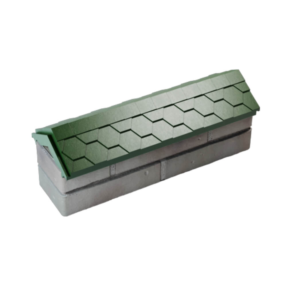 Парапет Zking Эверест Зеленый с посадкой на 0.5 кирпича (130мм) в Донецке фото