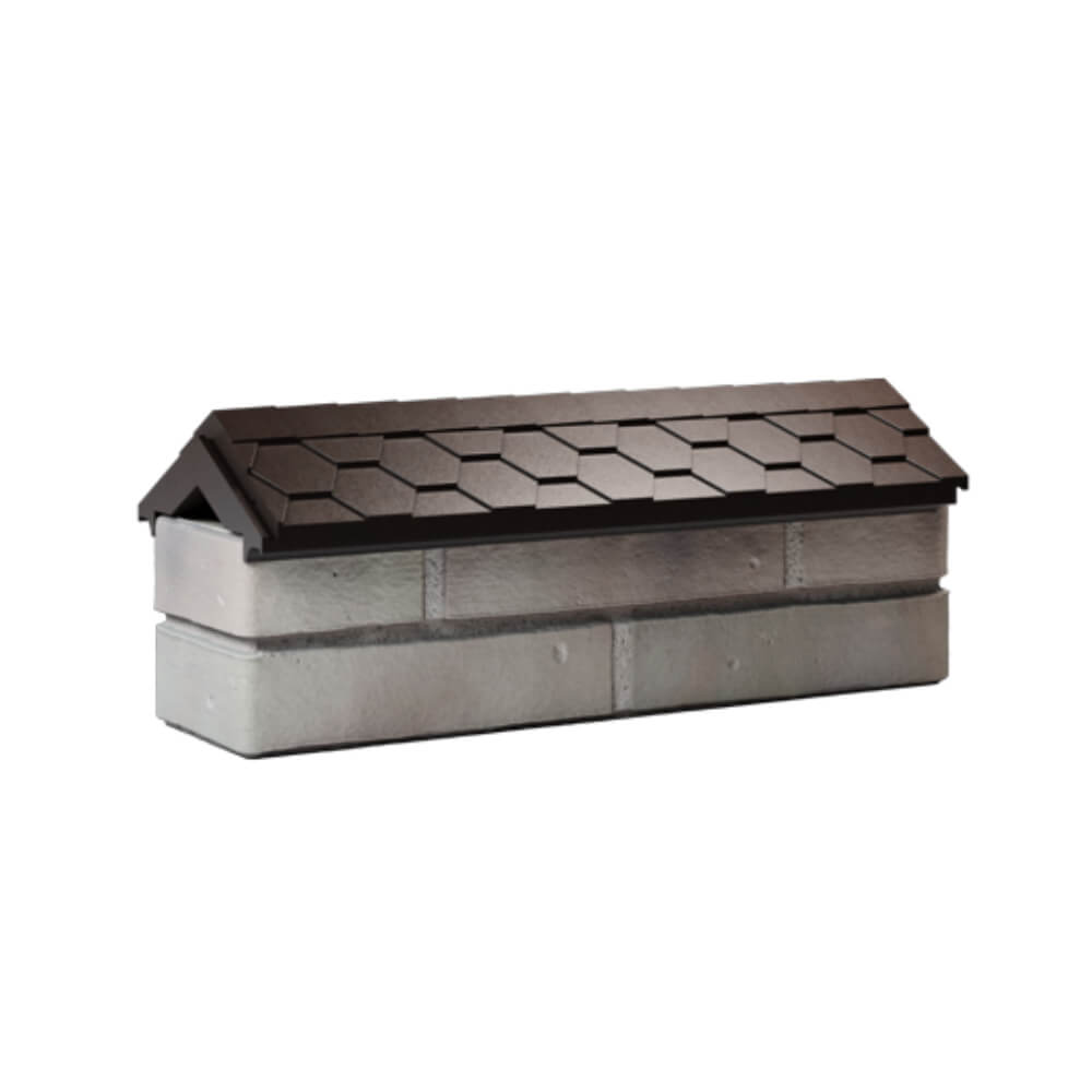 Парапет Zking Эверест Коричневый с посадкой на 0.5 кирпича (130мм) Донецк фото