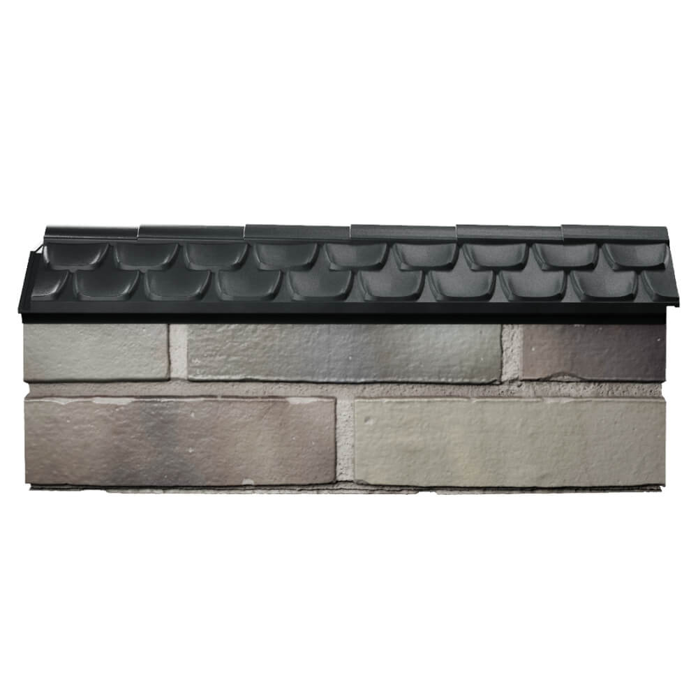 Парапет Zking Эльбрус Черный с посадкой на 0.5 кирпича (130мм) в Донецке фото