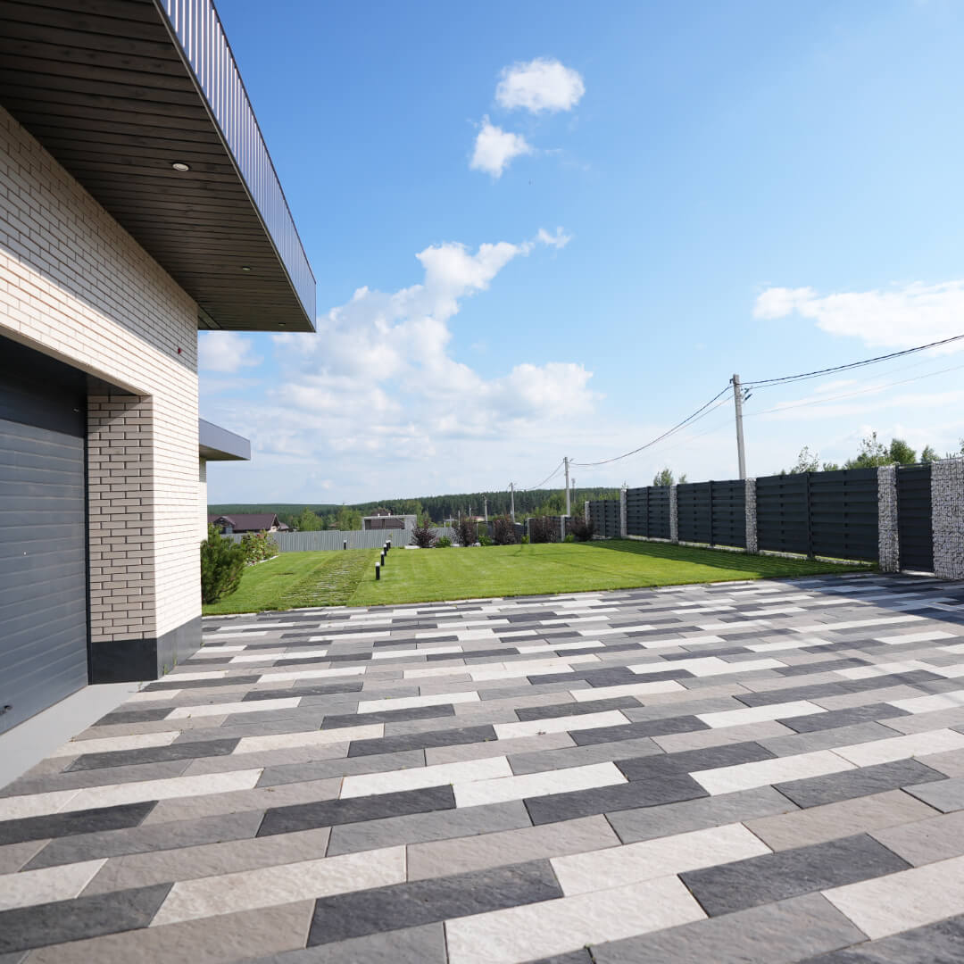 Шаговая плита STONE Светлая Галька 990х330х55мм в Донецке фото