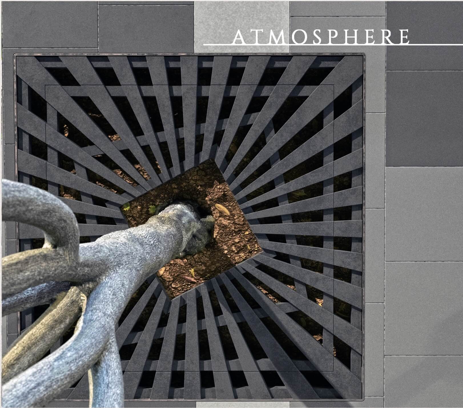 Приствольная решетка для дерева ZKING ATMOSPHERE 1.2х1.2м Черная в Донецке фото