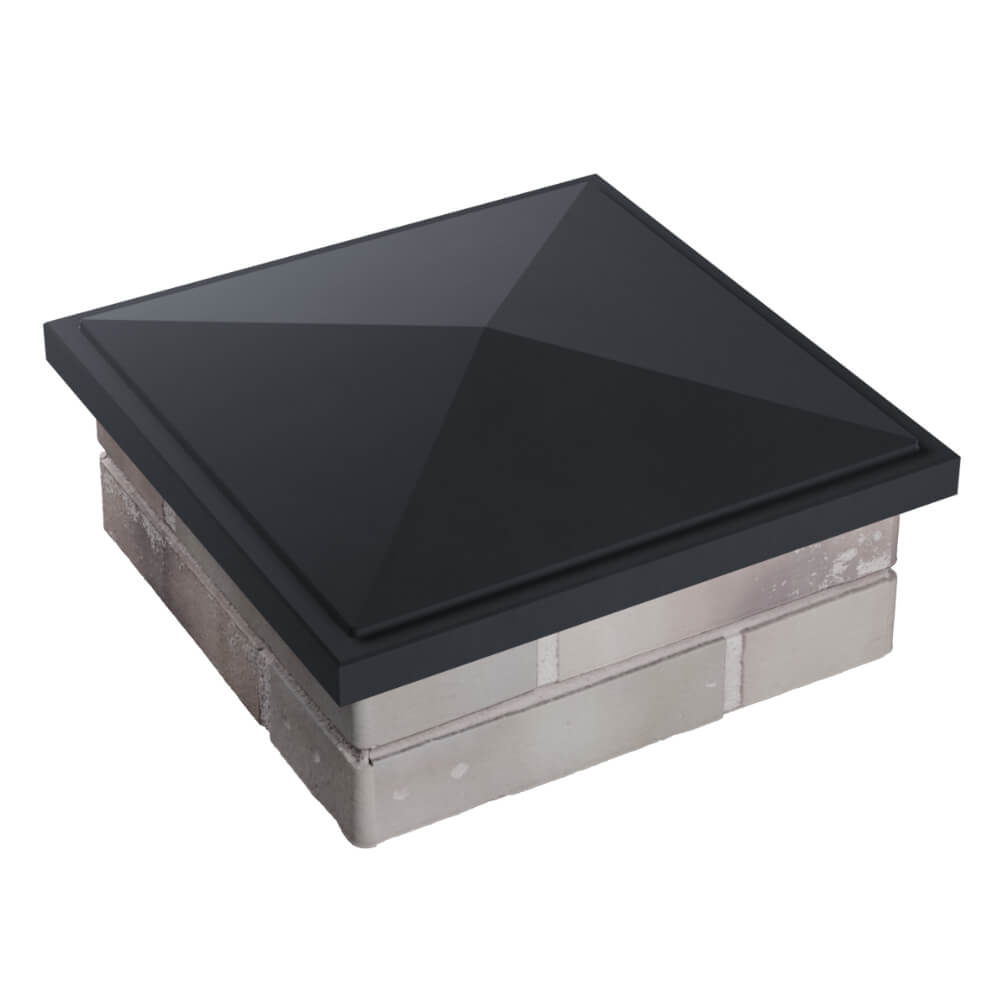 Колпак Zking БонаМоно Серый на столб 1.5х1.5 кирпича (385х385, 400х400мм) в Донецке фото