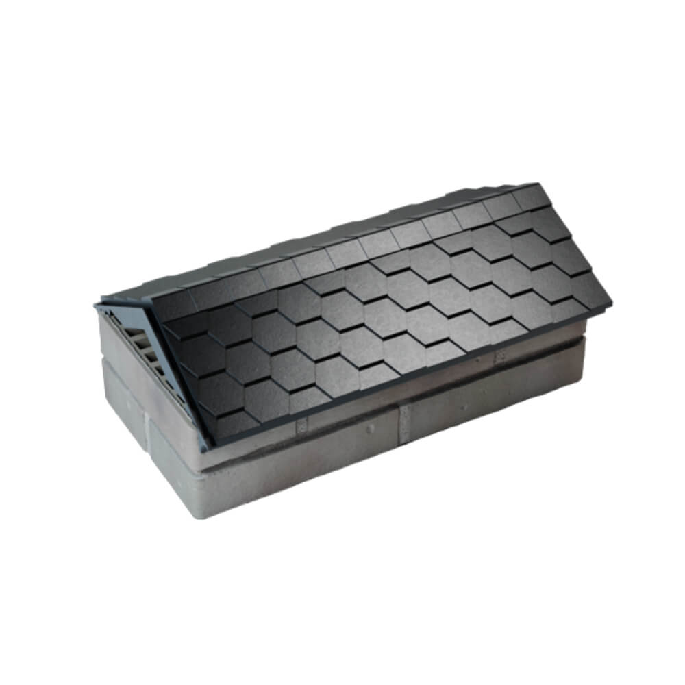 Парапет Zking Эверест Черный с посадкой на 1 кирпич (200/225/255мм) в Донецке фото