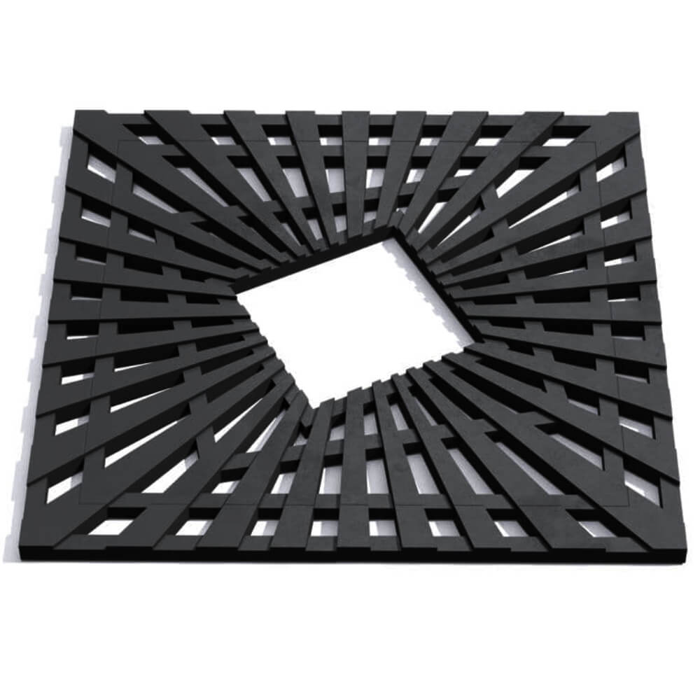 Приствольная решетка для дерева ZKING ATMOSPHERE 1.2х1.2м Черная Донецк фото