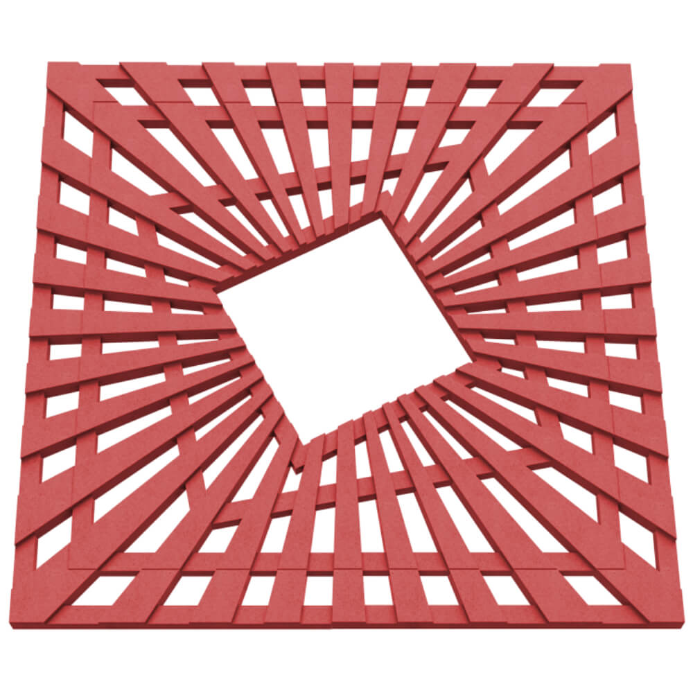 Приствольная решетка для дерева ZKING ATMOSPHERE 1.2х1.2м Красная в Донецке фото