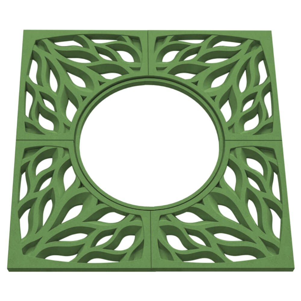 Приствольная решетка для дерева ZKING CRUST 1.2х1.2м Зеленая в Донецке фото