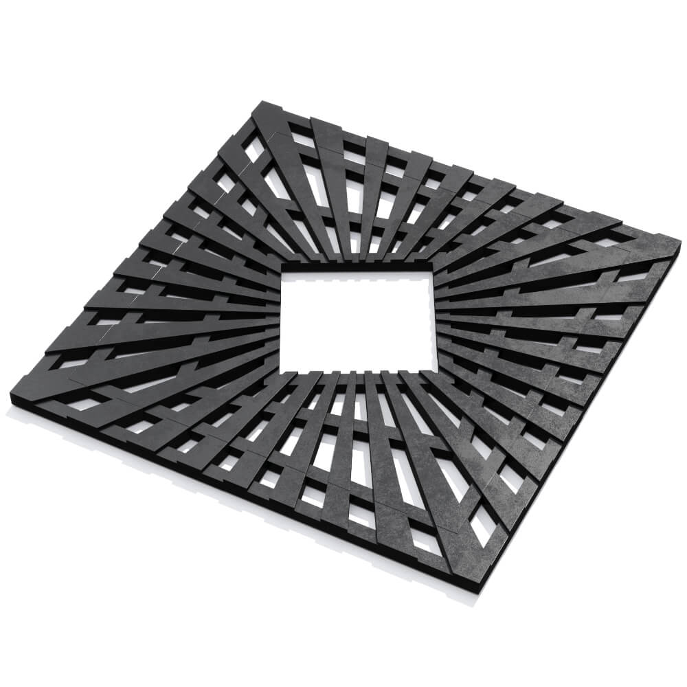 Приствольная решетка для дерева ZKING ATMOSPHERE 1.2х1.2м Черная в Донецке фото