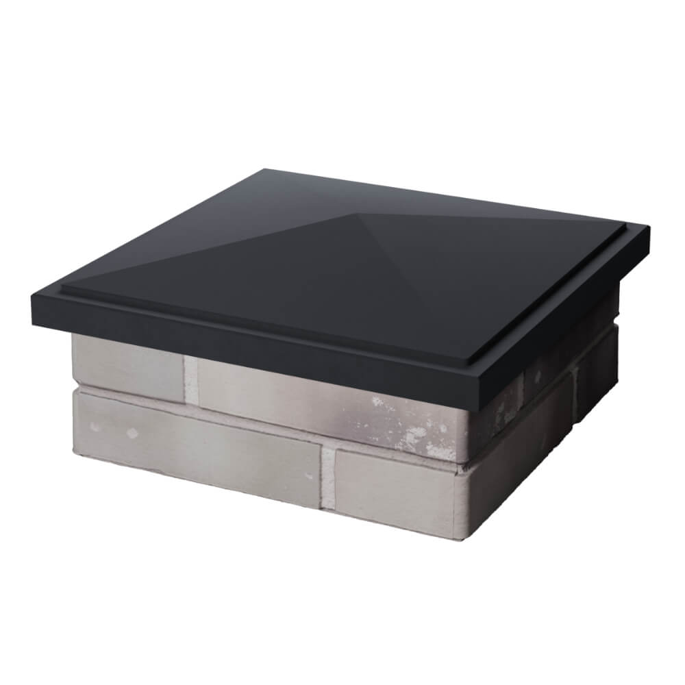 Колпак Zking БонаМоно Серый на столб 1.5х1.5 кирпича (385х385, 400х400мм) в Донецке фото